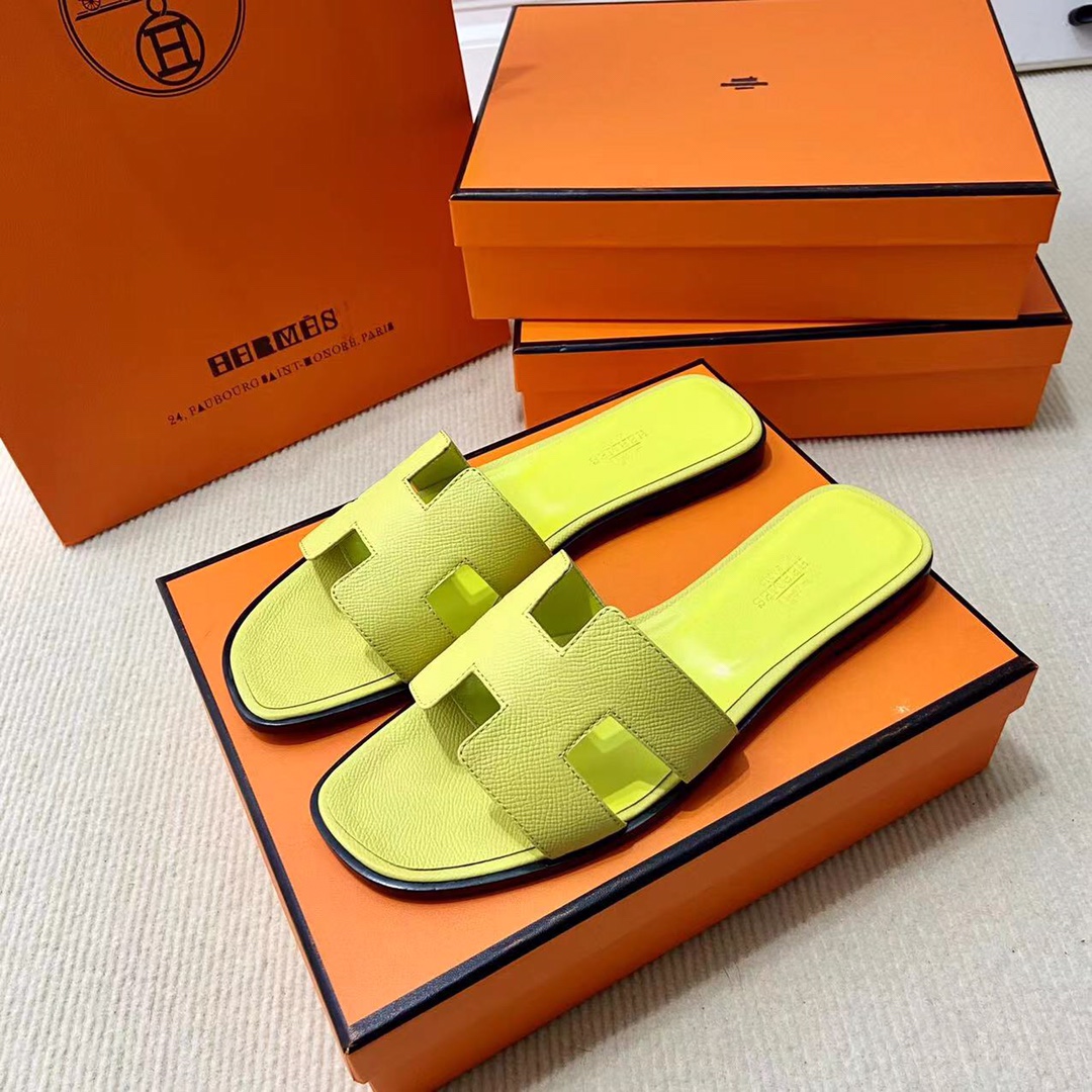 에르메스 올수공 오란 슬리퍼 샌들 앱송 54